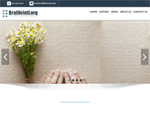 Tablet Screenshot of brailleintl.org